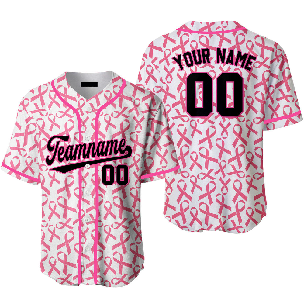 Custom Breast Cancer Awareness Football Jersey / Women's 