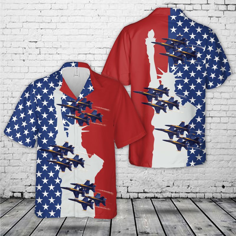 The U.s. Navy Blue Angels Hawaiian Shirt