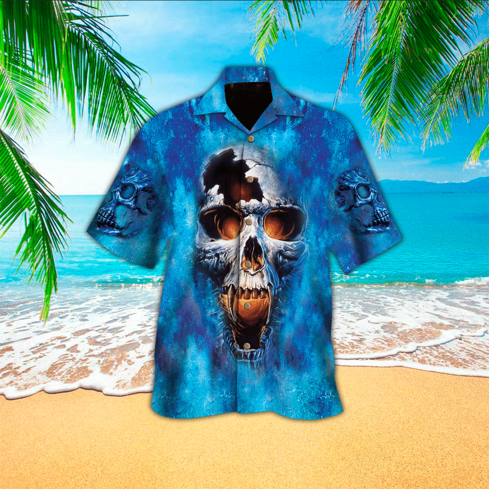 Floral Skull Aloha Trendy Hawaiian Shirts, Skull Trendy Hawaiian Shirt For  Skull Lovers, Hawaii Shirt Men - Trendy Aloha