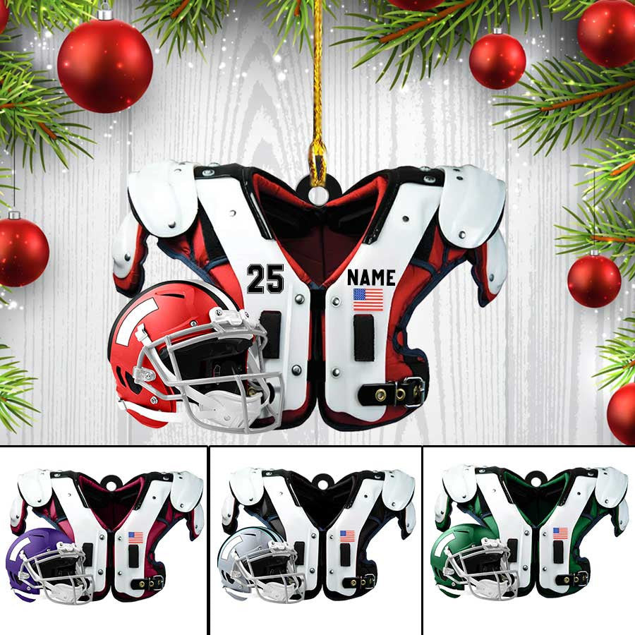 Nfl Christmas Personalized NFL Football Ornaments –