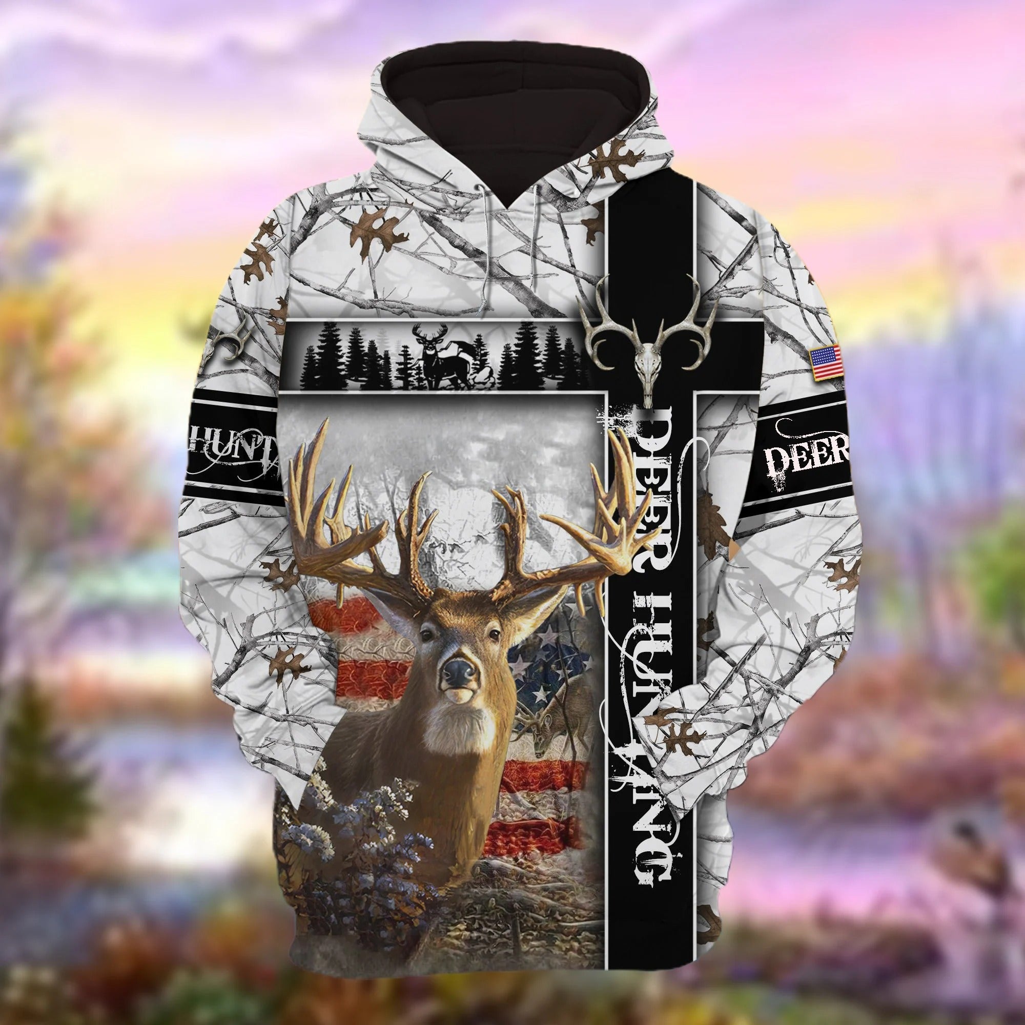 Deer hunting 3d cheap hoodie