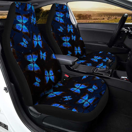 Butterfly Car Seat Covers Custom Blue Car Accessories Car Accessories