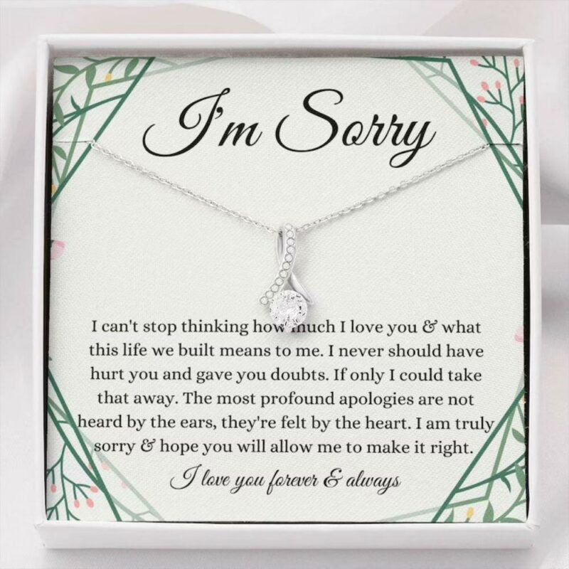 I'm Sorry Necklace Gift For Her – kysabella