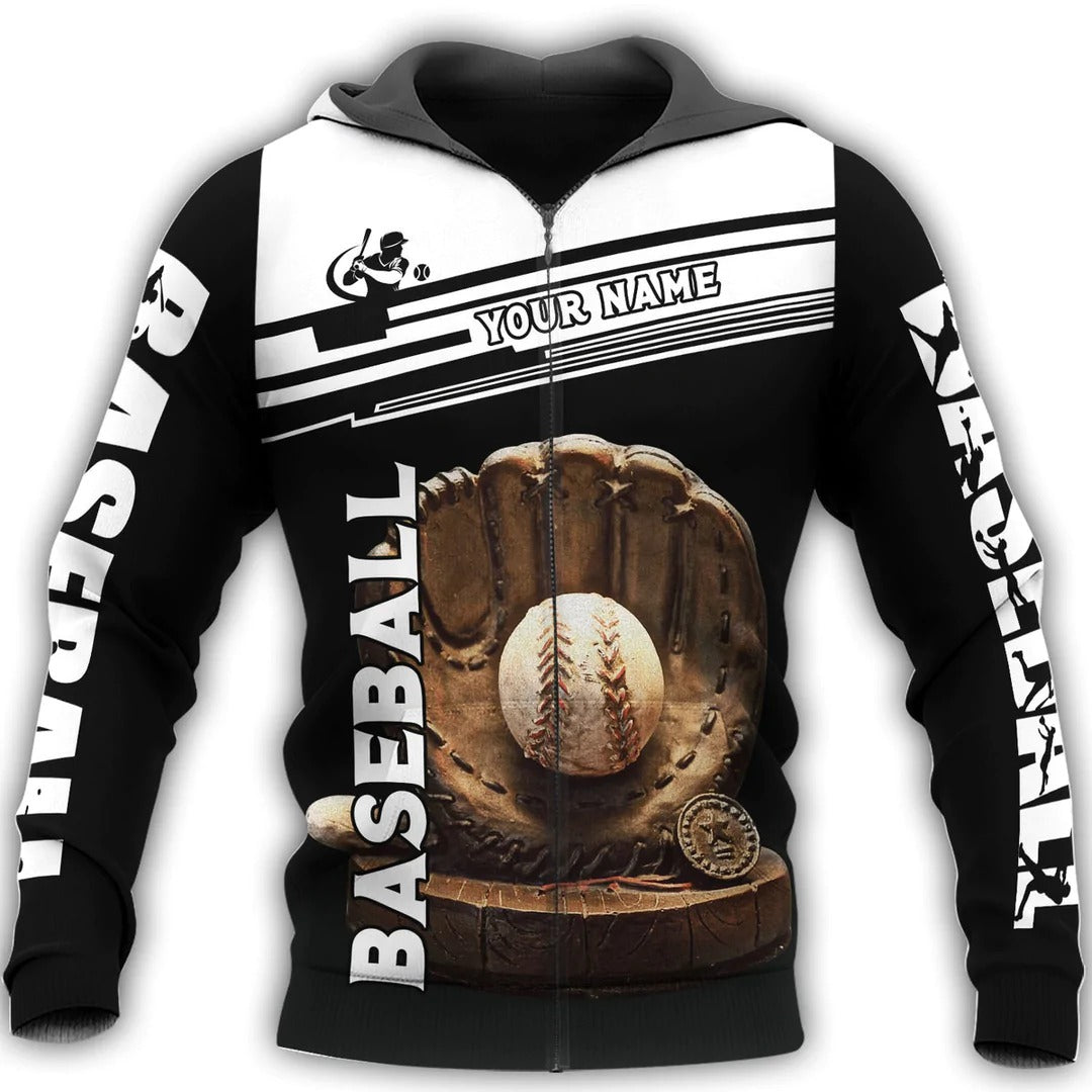 PERSONALIZED Baseball Jersey Your Name and Number Hoodie | Zazzle