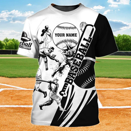 Custom Baseball Shirt, 3D Print Baseball T Shirt, Baseball Team Uniform  Baseball 