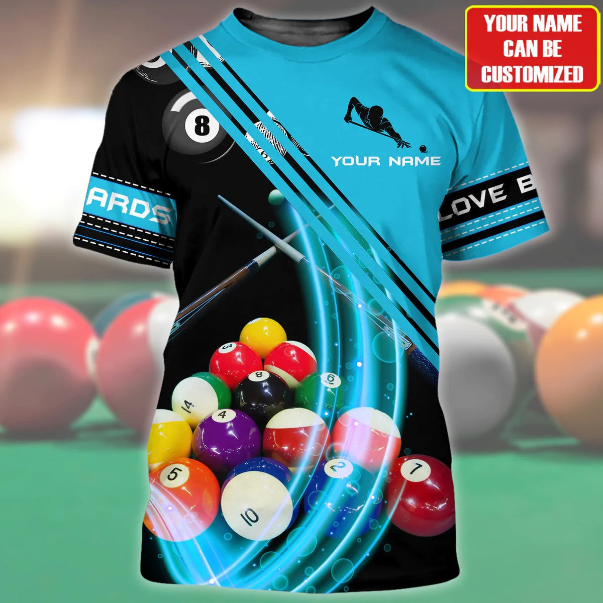 American Eagle Billiard Team Pool 8 Ball 3D Trendy Hawaiian Shirt