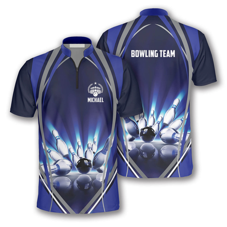 Personalized Bowling Shirts Men Custom Bowling Jersey Team Bowling