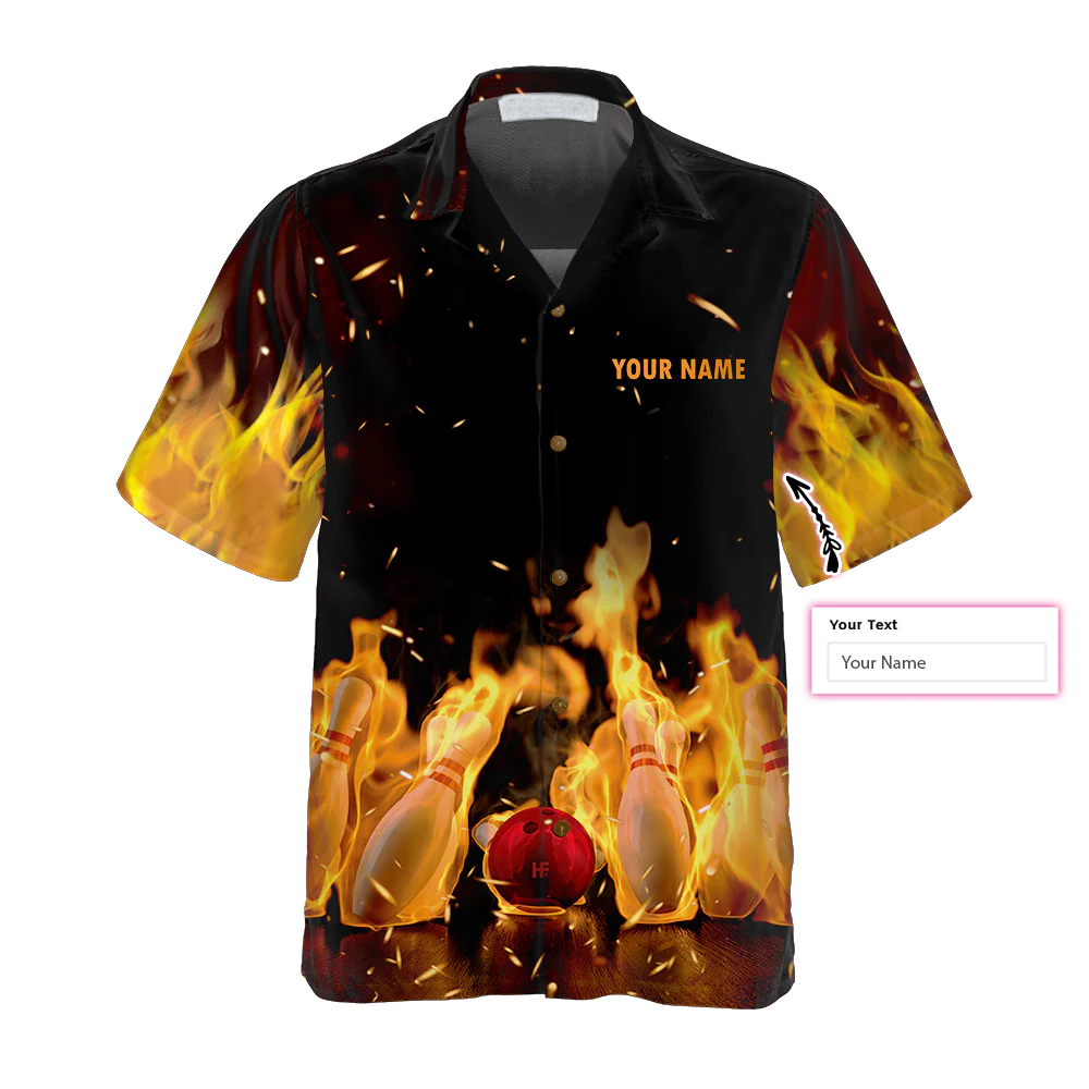  Personalized Bowling Shirts for Men, Custom Hawaiian