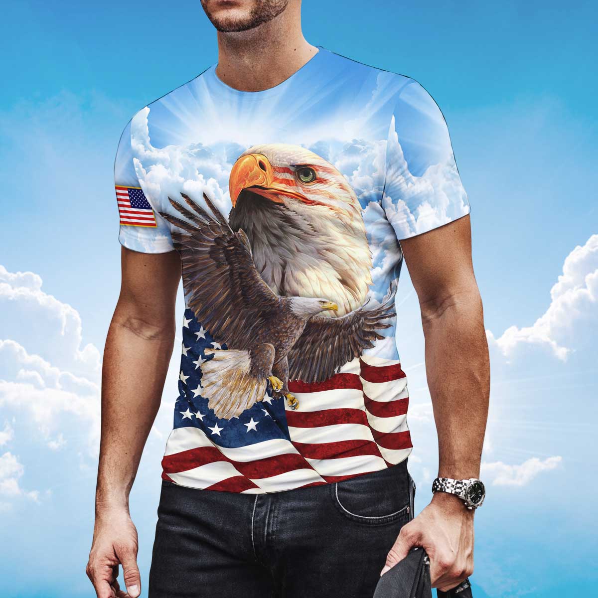 I Love Eagles Funny American Bald Eagle Lover Bird Shirt