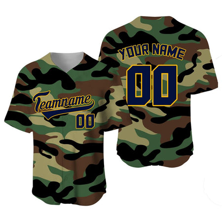 Custom Camo Baseball Jerseys  Camouflage Baseball Jerseys
