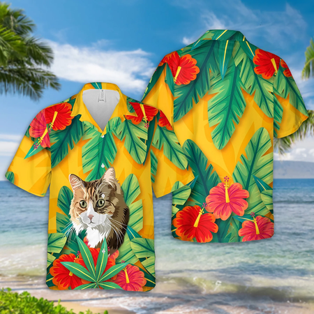 Custom Hawaiian Shirt With Face For Women Men Hawaii Photo