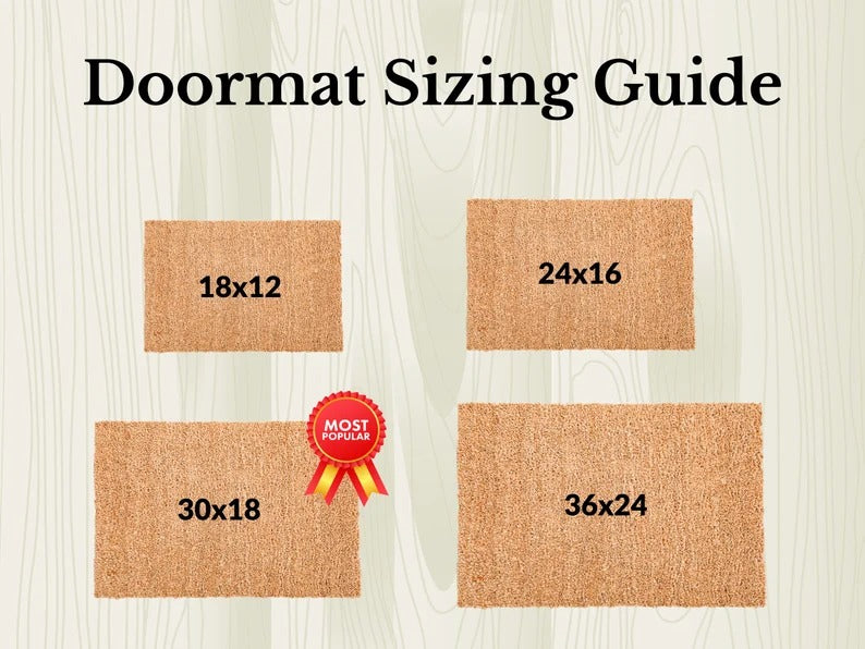 Personalized Door Mat, Custom Doormat, Personalized Welcome Mat, Last Name  Doormat, Personalized Doormat, Housewarming Gift, Closing Gift 