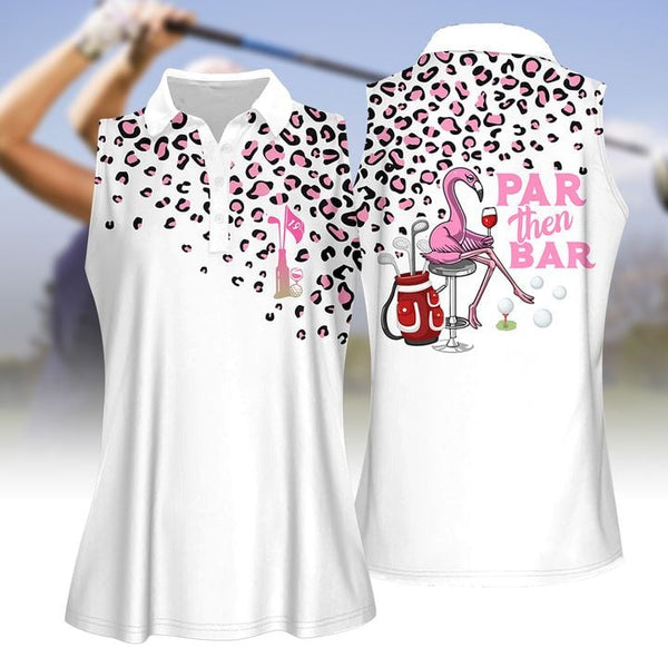 Gradient Par Then Bar Women Golf Apparel, Polo shirt for Women