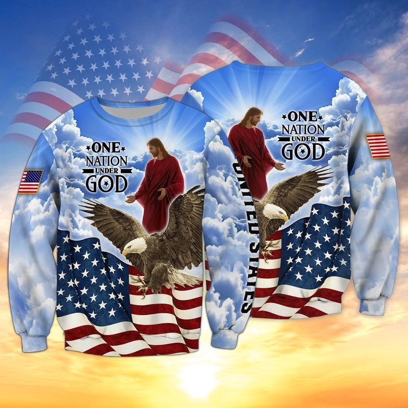 Premium Eagle US Veteran Zip Hoodie 3D –