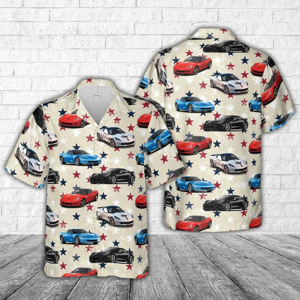 Chevrolet Corvette Hawaiian Shirt – Teelooker – Limited And